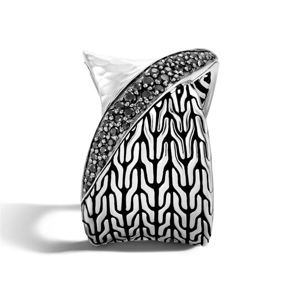 NWT John Hardy Sterling Silver Pave Ring Size 7 - Picture 2 of 16